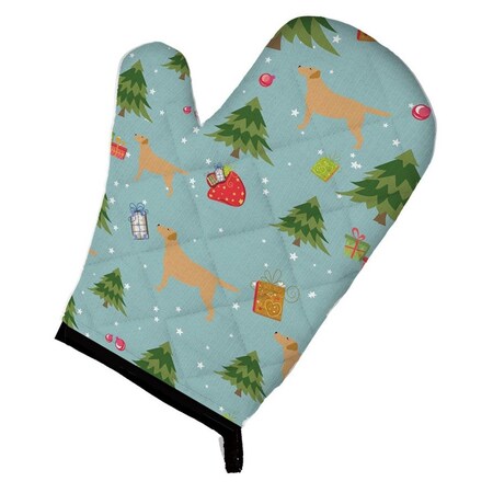 Carolines Treasures Christmas Yellow Labrador Retriever Oven Mitt BB4821OVMT